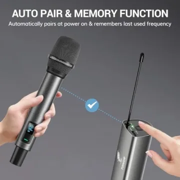 Professional UHF Wireless Microphones in Bright Sound