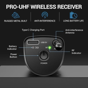 Professional UHF Wireless Microphones in Bright Sound