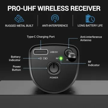 Professional UHF Wireless Microphones in Bright Sound