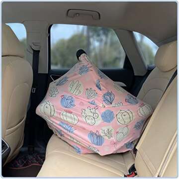 Car Seat Covers for Babies - Multi- use Nursing Carseat Canopy, Breastfeeding Covers, Baby Shower Gifts for Boys and Girls