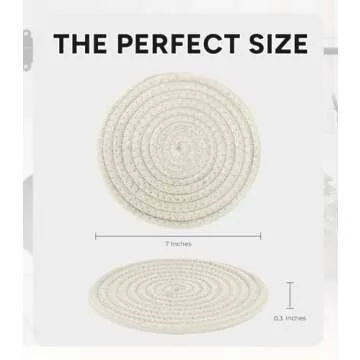 Avalon Kitchen Trivets for Hot Dishes Set of 3, Trivets for Hot Pots and Pans, Heat-Resistant Pot Ho...