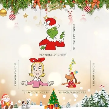 Cute Holiday Car Decals & Stickers - 3 Pcs Set