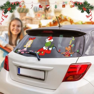 Cute Holiday Car Decals & Stickers - 3 Pcs Set