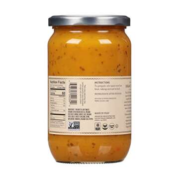 Lucini Organic Golden Tomato Sauce - Flavorful with No Sugar