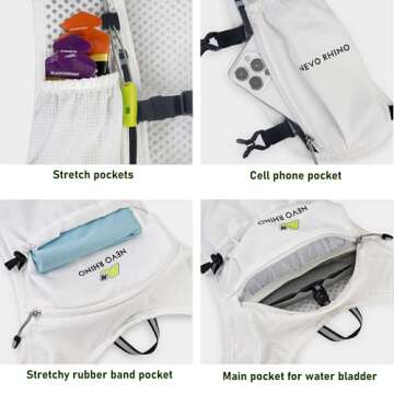 N NEVO RHINO Running Vest - Lightweight Hydration Pack