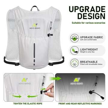 N NEVO RHINO Running Vest - Lightweight Hydration Pack