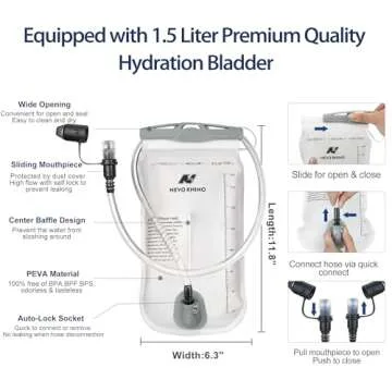 N NEVO RHINO Running Vest - Lightweight Hydration Pack