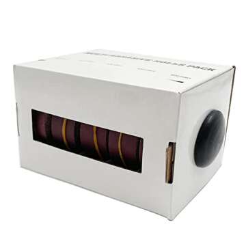 LYFJXX Emery Cloth Roll, 5 Grits150 240 320 400 600 Grits 8 Meters Abrasive Sandpaper Rolls, Aluminum Oxide Sandpaper, Sand Paper Rolls for Wood Metal Polishing,5pc Sand Paper (8M)