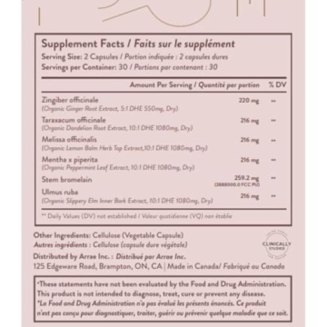 Arrae Fast-Acting Bloating Relief Digestive Enzymes 60 Count