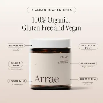 Arrae Fast-Acting Bloating Relief Digestive Enzymes 60 Count