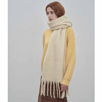 OUNIYA Premium Large Chunky Scarf for Winter Warmth