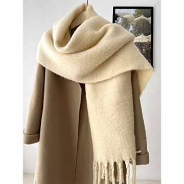 OUNIYA Premium Large Chunky Scarf for Winter Warmth