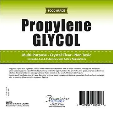 Propylene Glycol 1 Gallon - Food Grade & Alcohol-Free