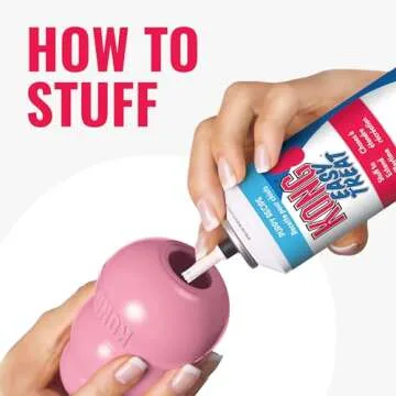KONG Puppy Chew Toy - Safe & Fun for XS Dogs - Pink