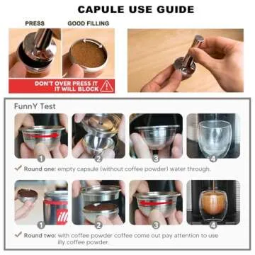 Stainless Steel Refillable Coffee Pods Compatible for Nespresso VertuoPlus,Stainless Steel Reusable Coffee Capsules Pods (2.4 oz)