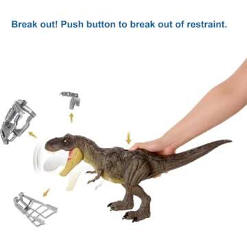 Jurassic World T-Rex Action Figure for Kids Adventure Fun