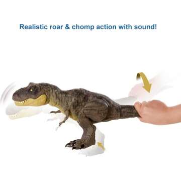 Jurassic World T-Rex Action Figure for Kids Adventure Fun