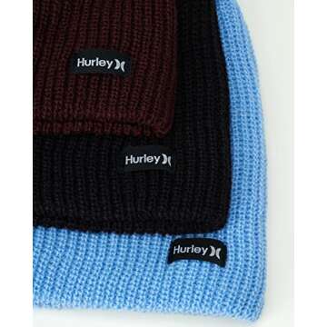 Hurley Men's Beanie in Photo Blue | Stylish Comfort
