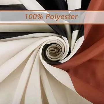 ChloropLastid Boho Shower Curtain for Bathroom Mid Century Modern Bohemian Abstract Geometric Fabric Waterproof Bathroom Shower Curtains Set 72x72 Inch