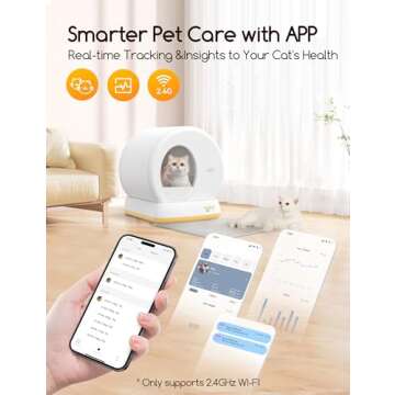 MeoWant Self-Cleaning Cat Litter Box for Multi Cats