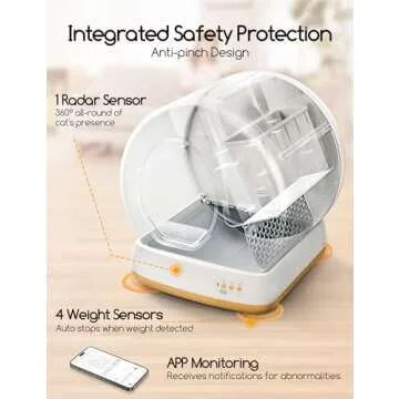 MeoWant Self-Cleaning Cat Litter Box for Multi Cats