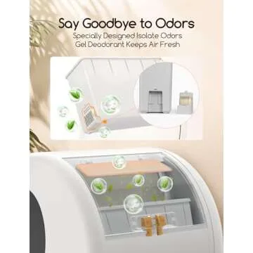 MeoWant Self-Cleaning Cat Litter Box for Multi Cats