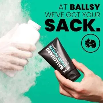 Ballsy Quick Drying Liquid Powder Deodorant for Men