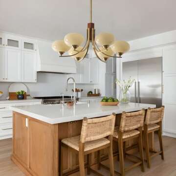 BOKT Vintage 6-Light Sputnik Chandelier Gold Pendant