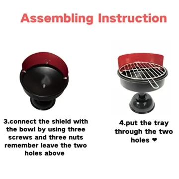 GoFika Cute Barbecue Ashtray for Indoor & Outdoor Use