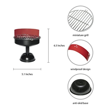 GoFika Cute Barbecue Ashtray for Indoor & Outdoor Use