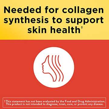 Nature Made Vitamin C 500 mg with Rose Hips, Dietary Supplement for Immune Support, 130 Caplets, 130 Day Supply