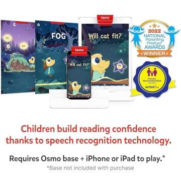 Osmo - Reading Adventure - Beginning to Read for iPad & iPhone + Access to 4 More Books - Ages 5-7 -...