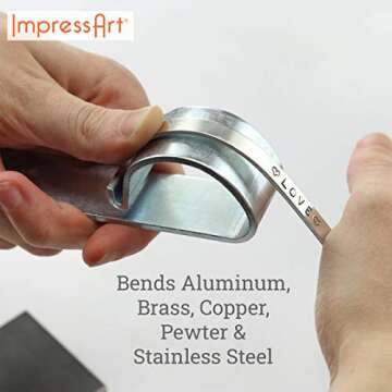 ImpressArt Bracelet Bending Bar for Professional Shaping