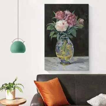 Édouard Manet Peony Art Canvas Poster Wall Decor