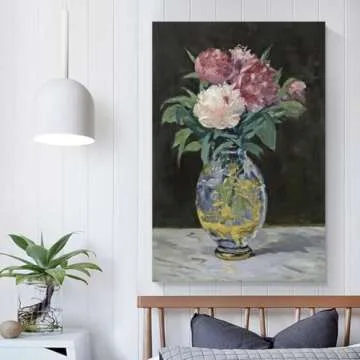 Édouard Manet Peony Art Canvas Poster Wall Decor