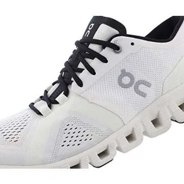 On Women's Cloud X Sneakers, White/Black, 8.5 Medium US