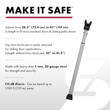 Secure Your Home with SABRE Adjustable Door Security Bar