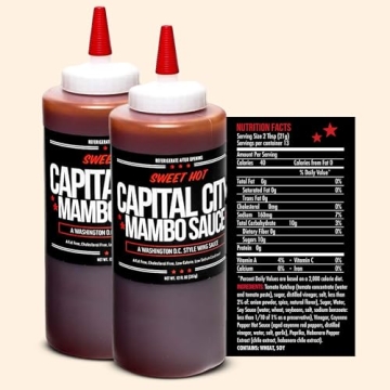 Capital City Mambo Sauce Sweet Hot 12oz Double Pack