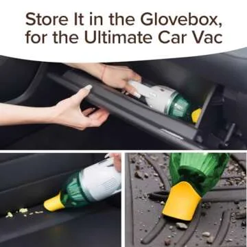 Duck Compact Cordless Vacuum by Horsepower, Ultra-Powerful, Strong Suction, AS-SEEN-ON-TV, Easy To Store, Rechargeable. Home, Auto, Pet Hair, Fits In Tiny Crevices, Includes Hose, Crevice Tool & Brush