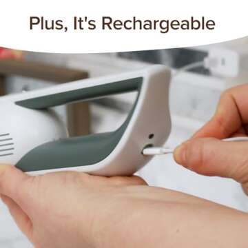 Duck Compact Cordless Vacuum by Horsepower, Ultra-Powerful, Strong Suction, AS-SEEN-ON-TV, Easy To Store, Rechargeable. Home, Auto, Pet Hair, Fits In Tiny Crevices, Includes Hose, Crevice Tool & Brush