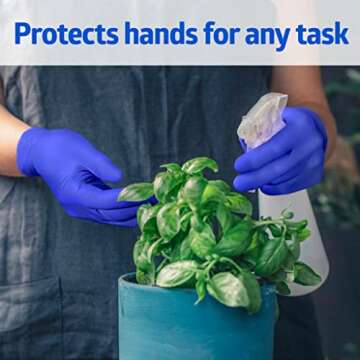 Medline FitGuard Touch Nitrile Exam Gloves, 300 Count, Medium, Powder Free, Disposable, Not Made wit...