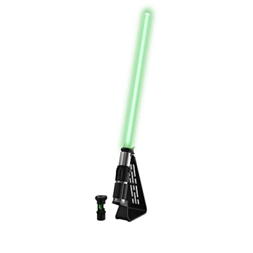 Star Wars The Black Series Yoda Force FX Elite Electronic Lightsaber with Advanced LED and Sound Eff...