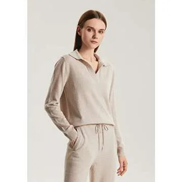 GreenMount Women's Cashmere Sweater - Versatile & Cozy