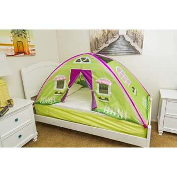 Exciting Pacific Play Tents Cottage Bed Tent for Kids