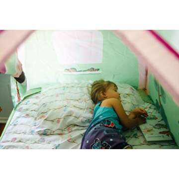 Exciting Pacific Play Tents Cottage Bed Tent for Kids