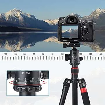 Versatile Ruittos RT1604 Tripod and Monopod for All Cameras