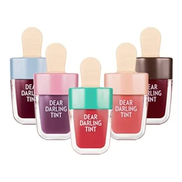 ETUDE HOUSE Water Gel Tint Ice Cream Apricot Red for Vibrant Lips