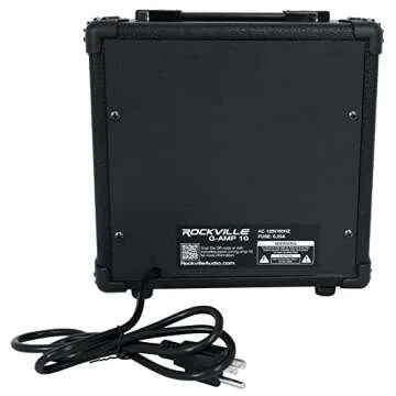 Rockville Watt Guitar Amplifier Dual Input Combo Amp Bluetooth/Delay