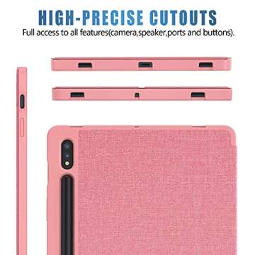 E NET-CASE Case for Samsung Galaxy Tab S8 /Tab S7 11 inch(Model SM-X700/X706/T870/T875/T876) Multi-V...