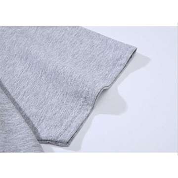 hiphop tees Vegan Vegetarian T-Shirts Powered by Plants Women's Funny Tops Tee Healthy Vegan Lifestyle, Grey, Large